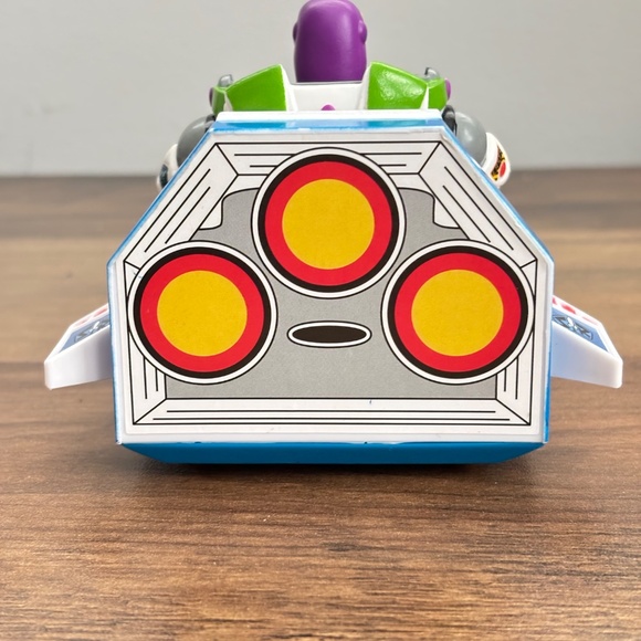 DISNEY Parks Pixar Toy Story BUZZ LIGHTYEAR Pull Back Vehicle Car Spaceship Toy - Picture 6 of 10